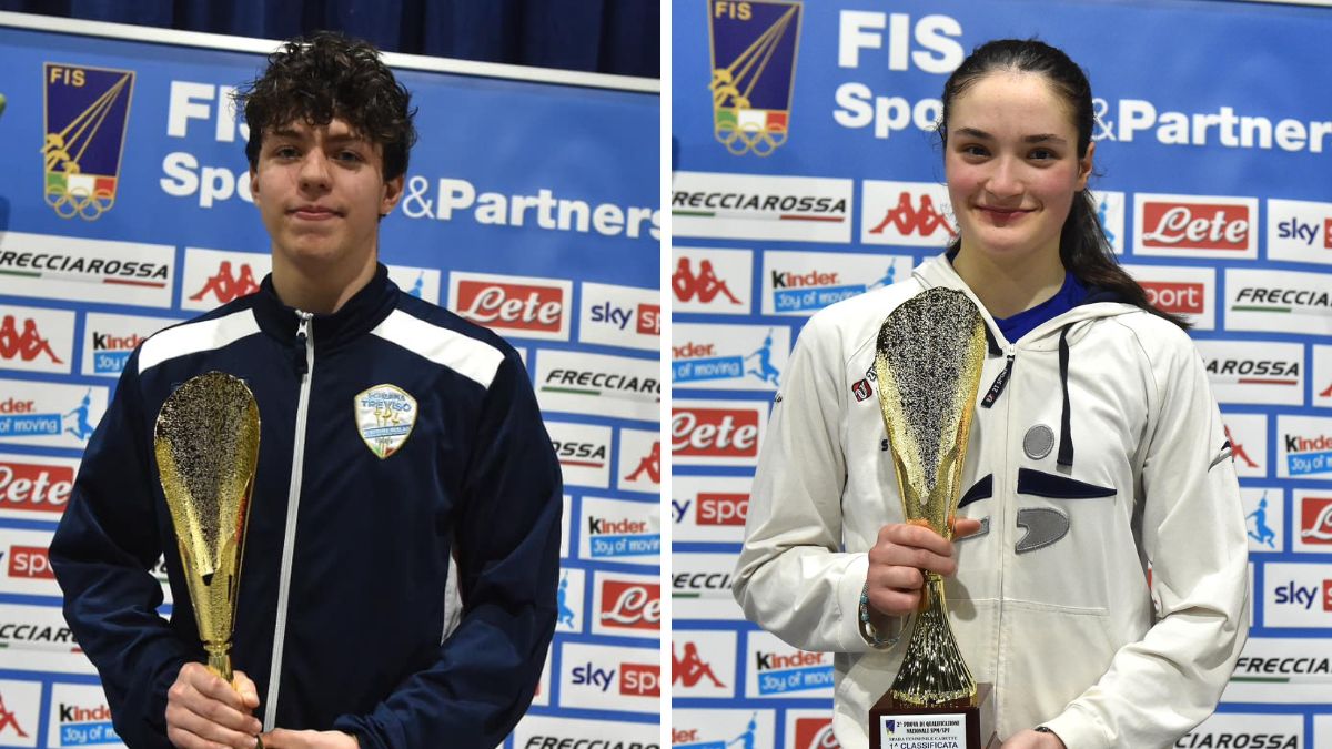 Successi di Federico Bondi e Silvia Liberati alla 2^ Prova Nazionale Cadetti di Spada".